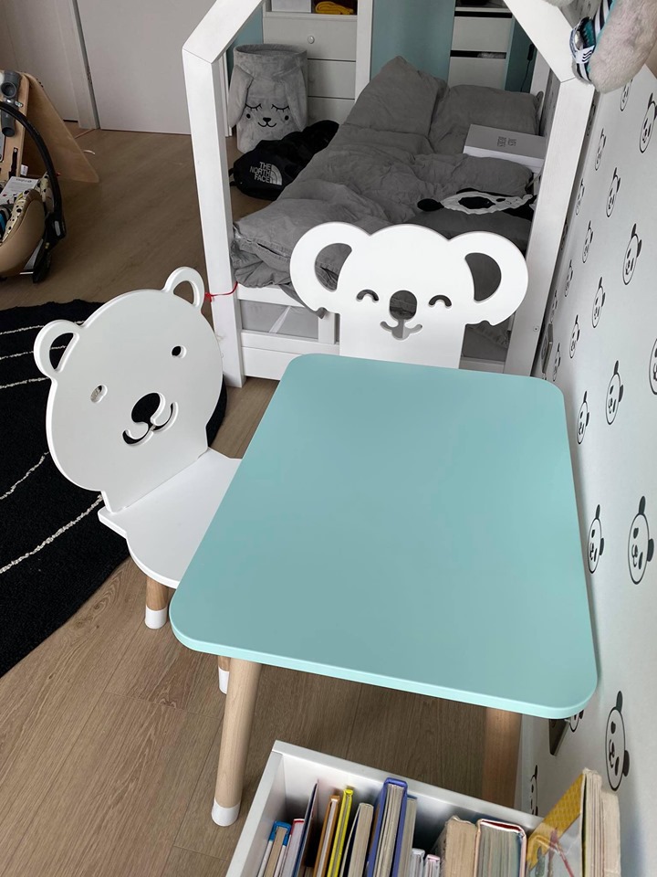 stolik chmurka i krzesełko koala